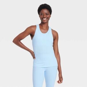 Women's Essential Racerback Tank Top - All in Motion™ Light Blue S